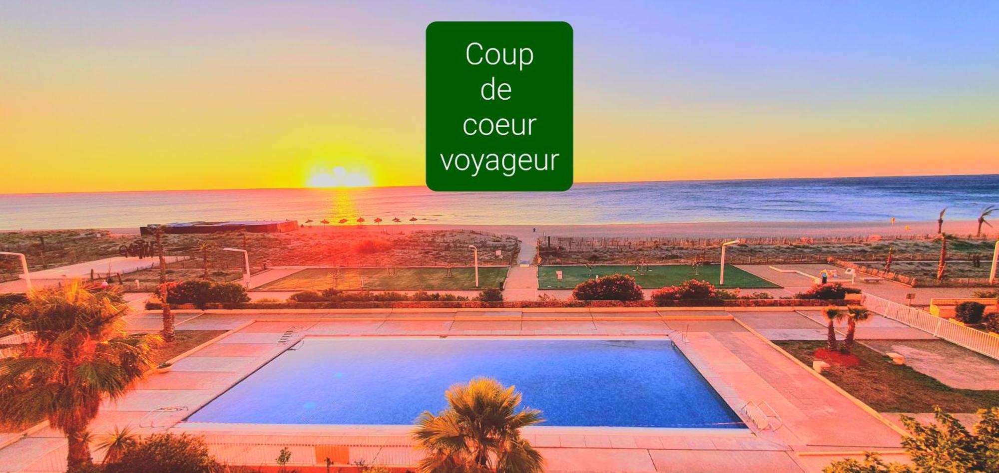 1Ere Ligne Mer Piscine Parking Gratuit Le Barcarès Exteriér fotografie